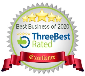 ThreeBestRated.com award for best business in 2020 - Bail-ey Bonds in Shreveport
